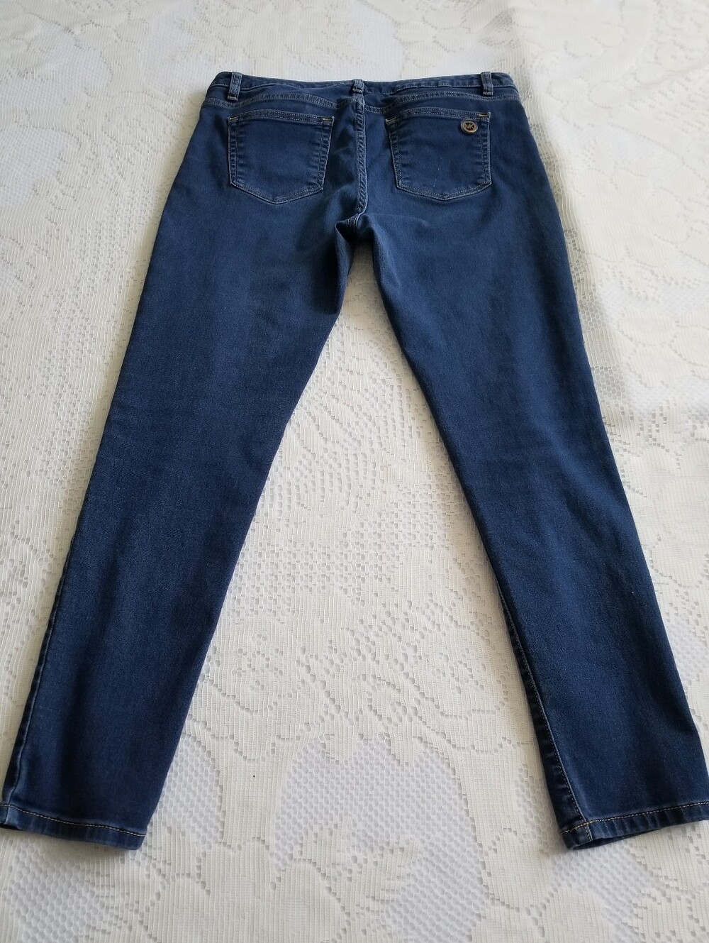 Michael Kors Blue Stretch Skinny Jeans 10